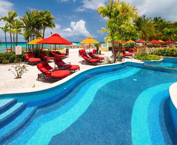O2 Beach Club Barbados Pool